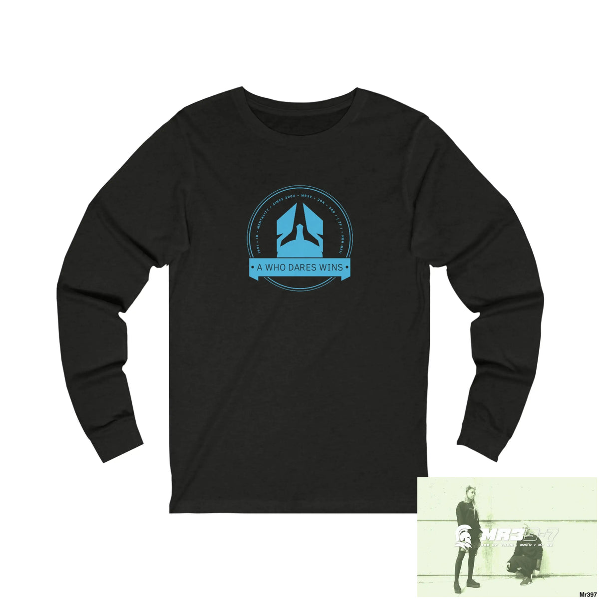 Thailand A1 Who Dares Wins Unisex Jersey Long Sleeve Tee M / Black Heather Long-sleeve
