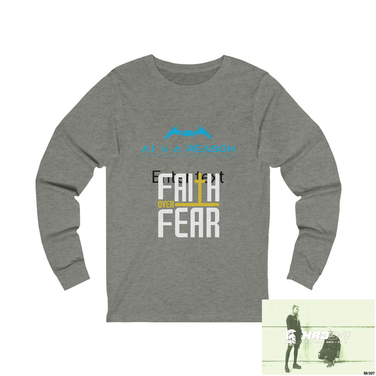 Thailand A1 Who Dares Wins Unisex Jersey Long Sleeve Tee S / Grey TriBlend Long-sleeve