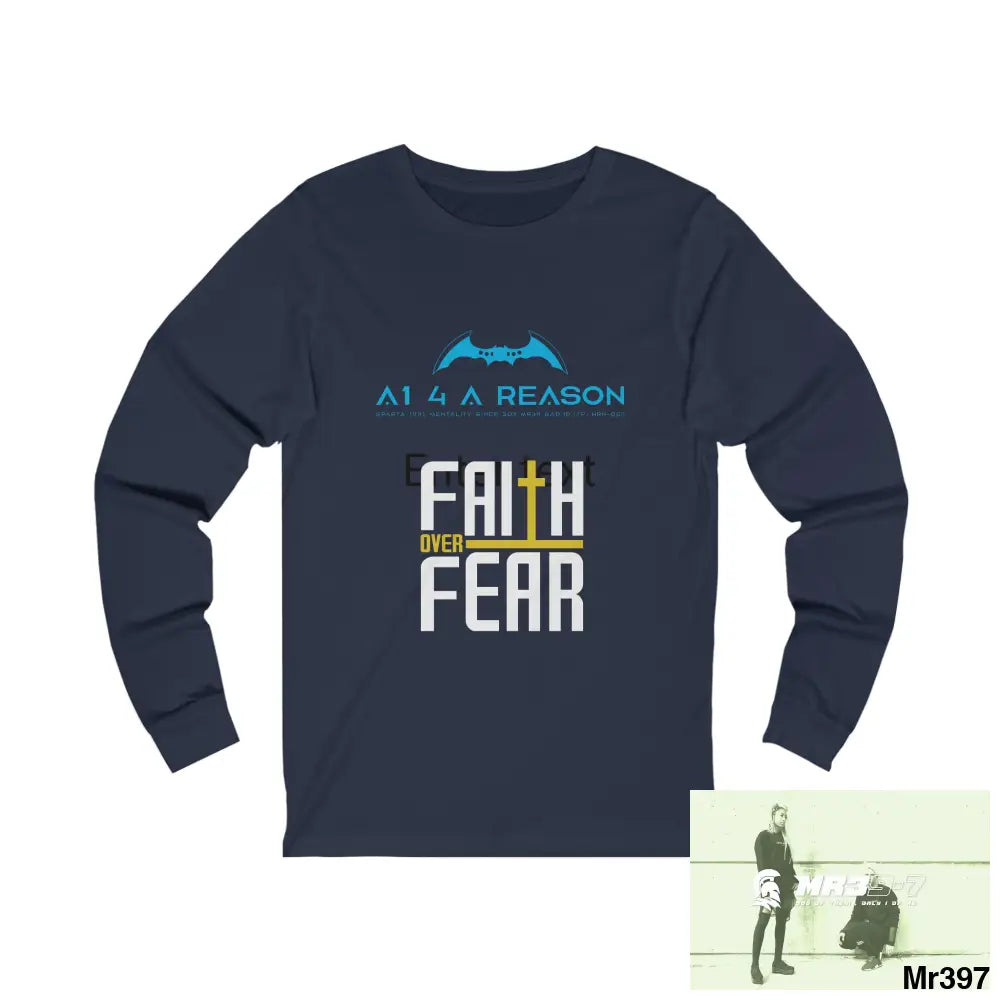 Thailand A1 Who Dares Wins Unisex Jersey Long Sleeve Tee S / Navy Long-sleeve