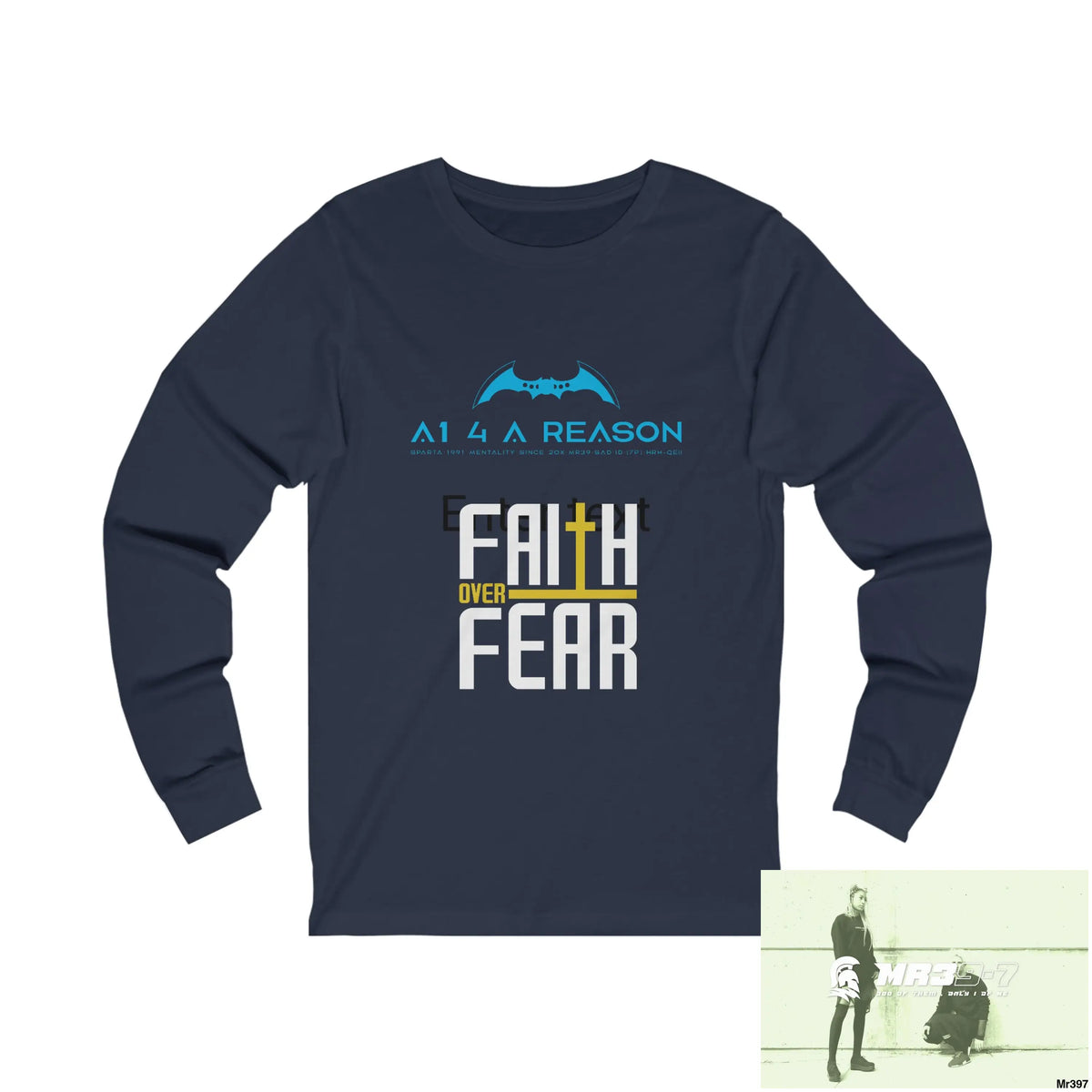 Thailand A1 Who Dares Wins Unisex Jersey Long Sleeve Tee S / Navy Long-sleeve