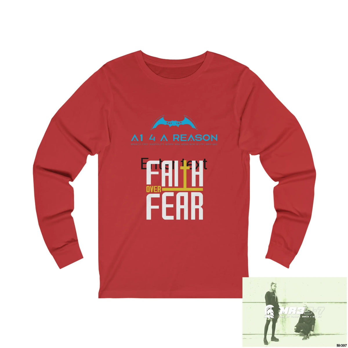 Thailand A1 Who Dares Wins Unisex Jersey Long Sleeve Tee S / Red Long-sleeve