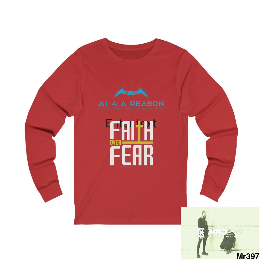 Thailand A1 Who Dares Wins Unisex Jersey Long Sleeve Tee S / Red Long-sleeve