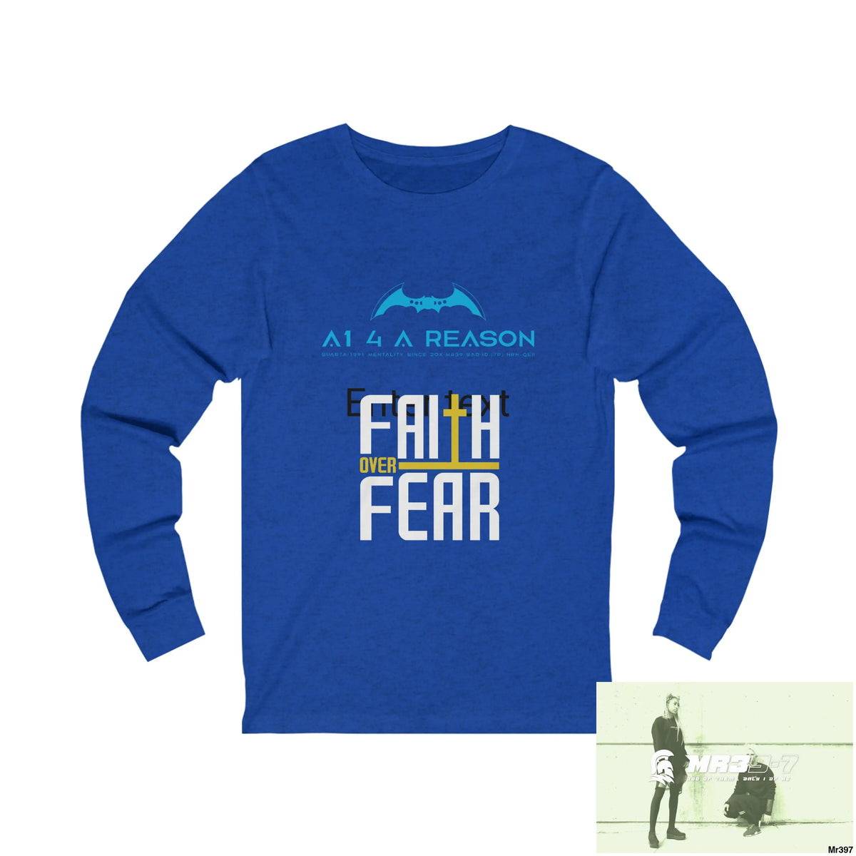 Thailand A1 Who Dares Wins Unisex Jersey Long Sleeve Tee XL / True Royal TriBlend Long-sleeve
