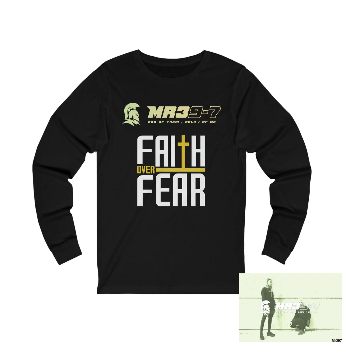 Thailand Mr39 Faith over Fear Unisex Jersey Long Sleeve Tee S / Black Long-sleeve
