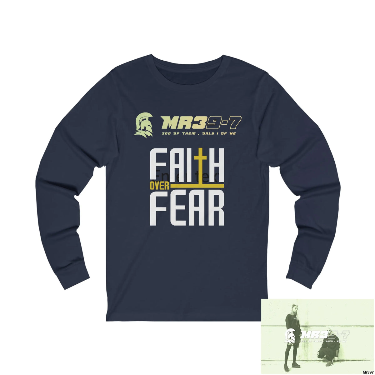 Thailand Mr39 Faith over Fear Unisex Jersey Long Sleeve Tee S / Navy Long-sleeve