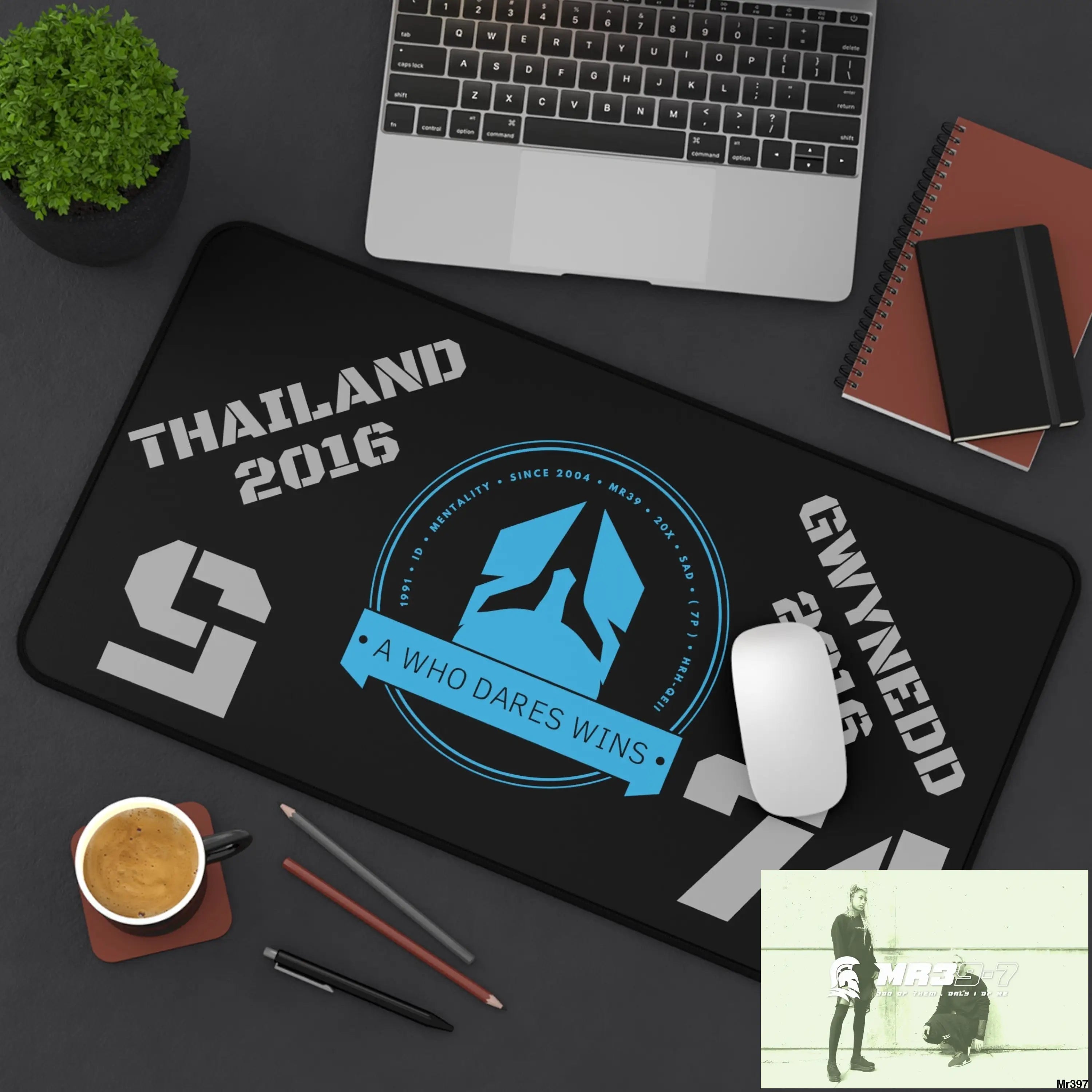 Thailand -Wales A1-Who Dares Wins IDesk Mat Home Decor
