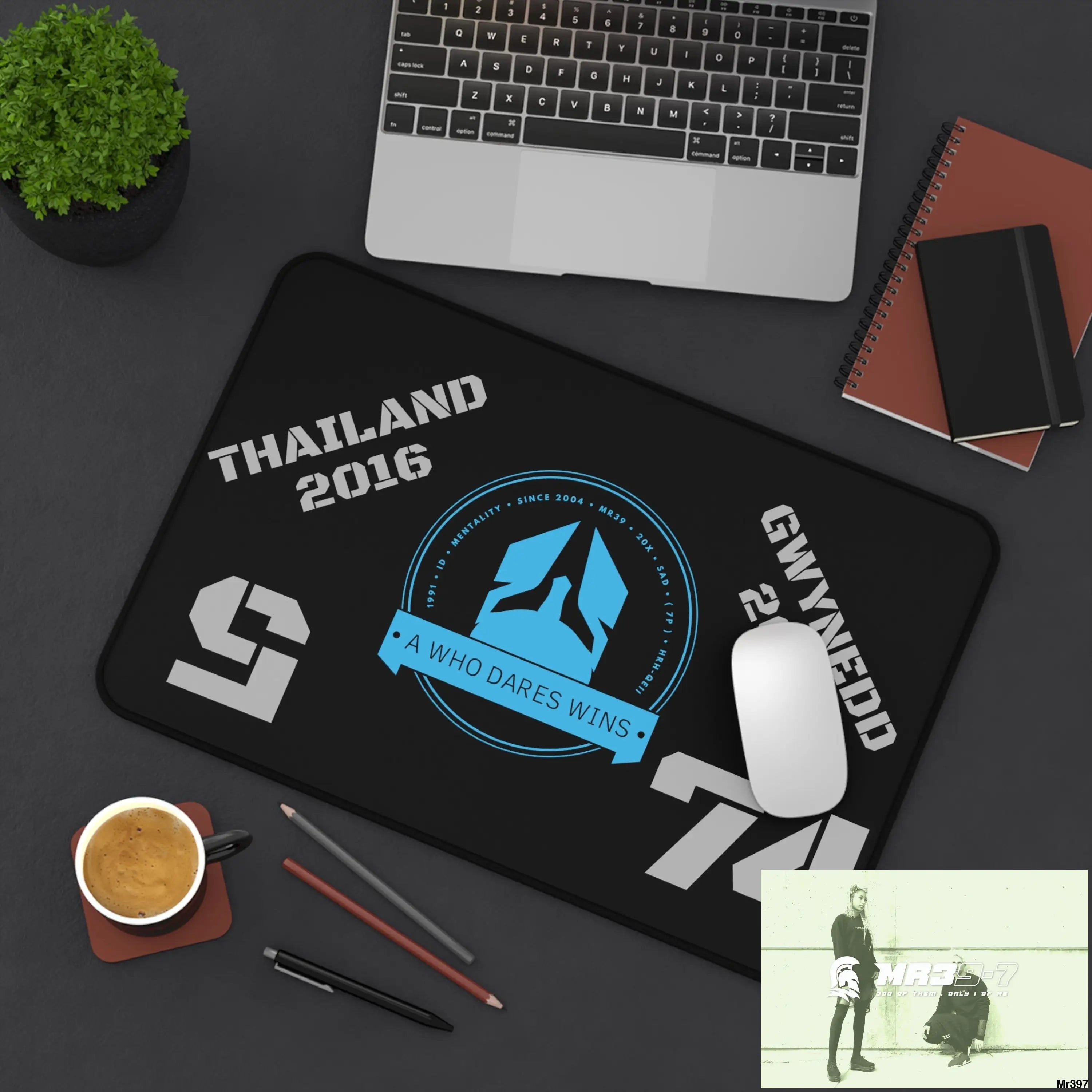 Thailand -Wales A1-Who Dares Wins IDesk Mat Home Decor