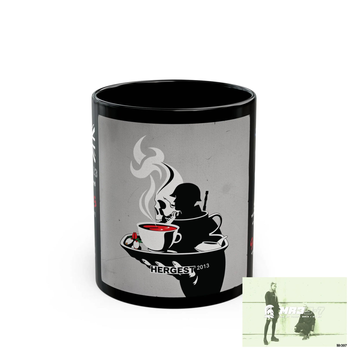 The 3 SAS Links -Thailand -Barmouth -Hergest Mental Health VAR My Deaths Fail 2001 -2025 11oz Tactical GB / Black Mug