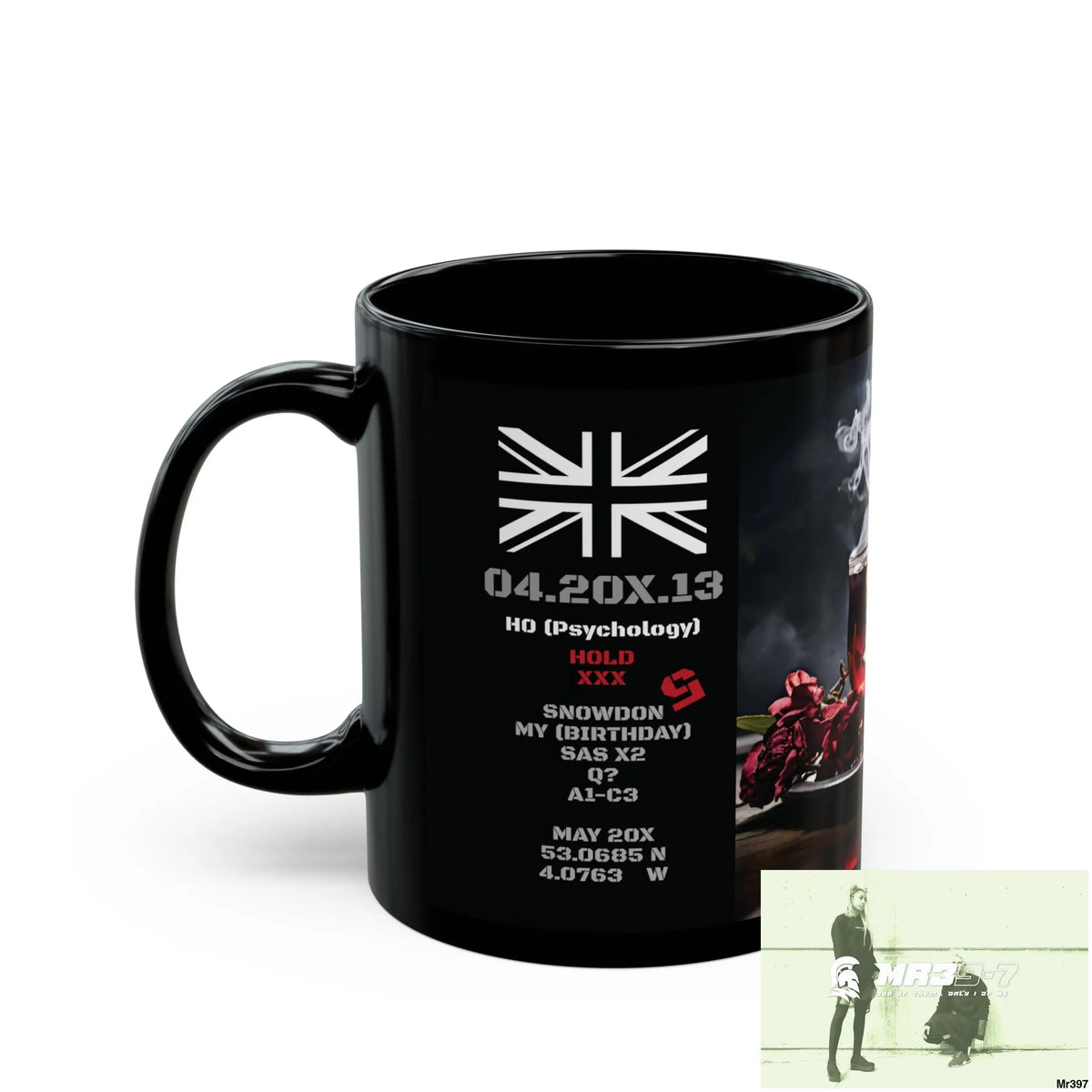 The 3 SAS Links -Thailand -Barmouth -Hergest Mental Health VAR My Deaths Fail 2001 -2025 no 3 11oz Tactical GB / Black