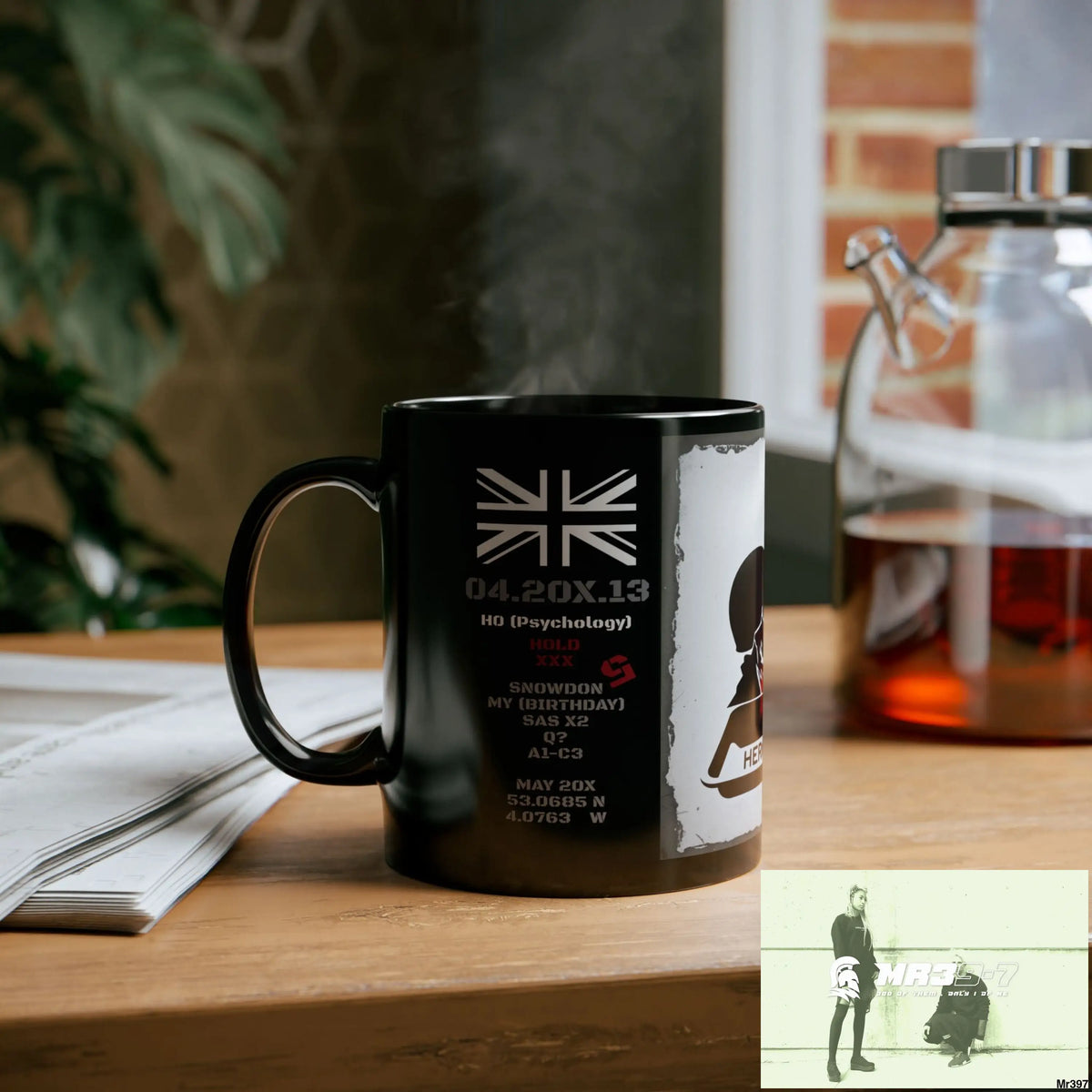 The 3 SAS Links -Thailand -Barmouth -Hergest Mental Health VAR My Deaths Fail 2001 -2025 no 3 11oz Tactical GB / Black