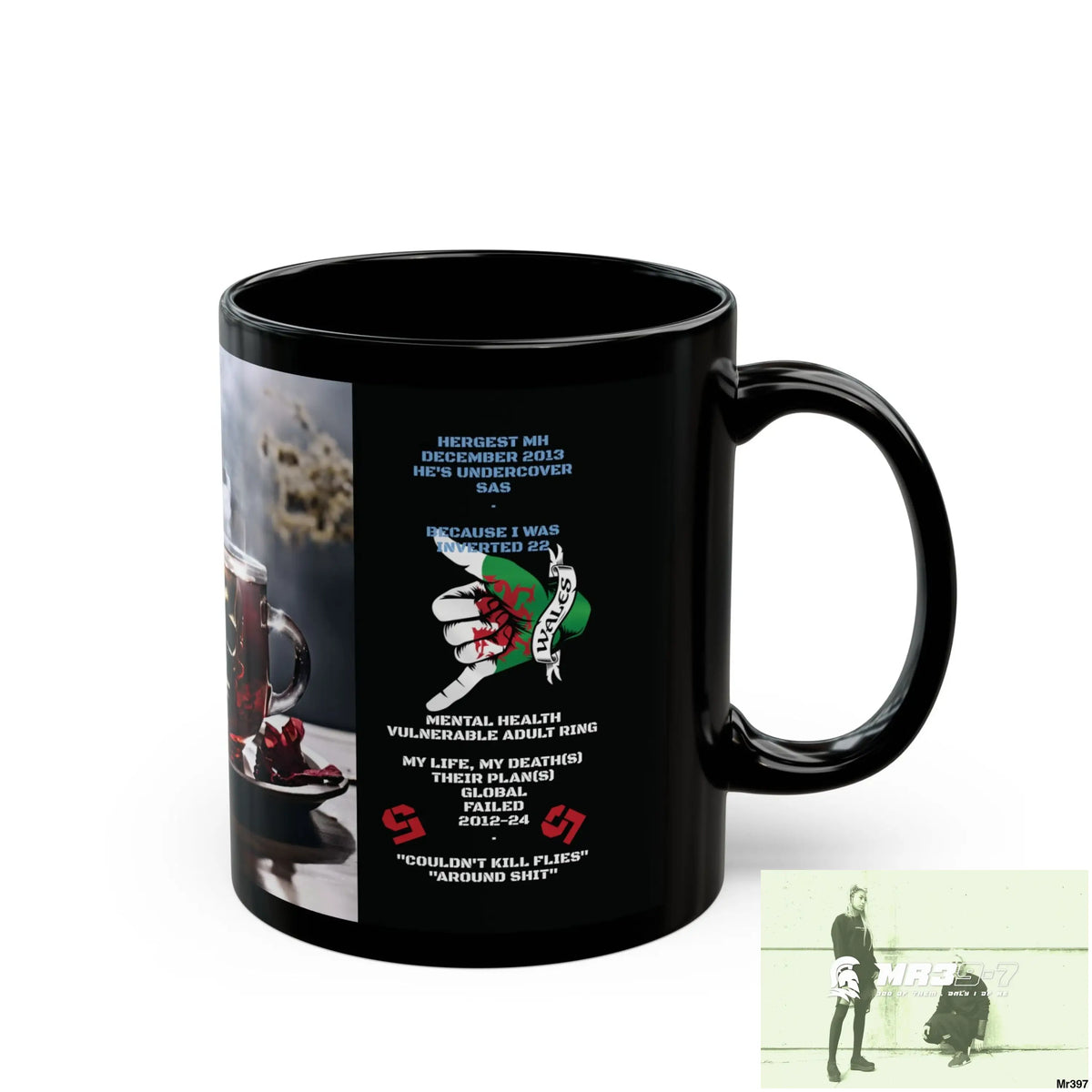 The 3 SAS Links -Thailand -Barmouth -Hergest Mental Health VAR My Deaths Fail 2001 -2025 no 3 11oz Tactical GB / Black