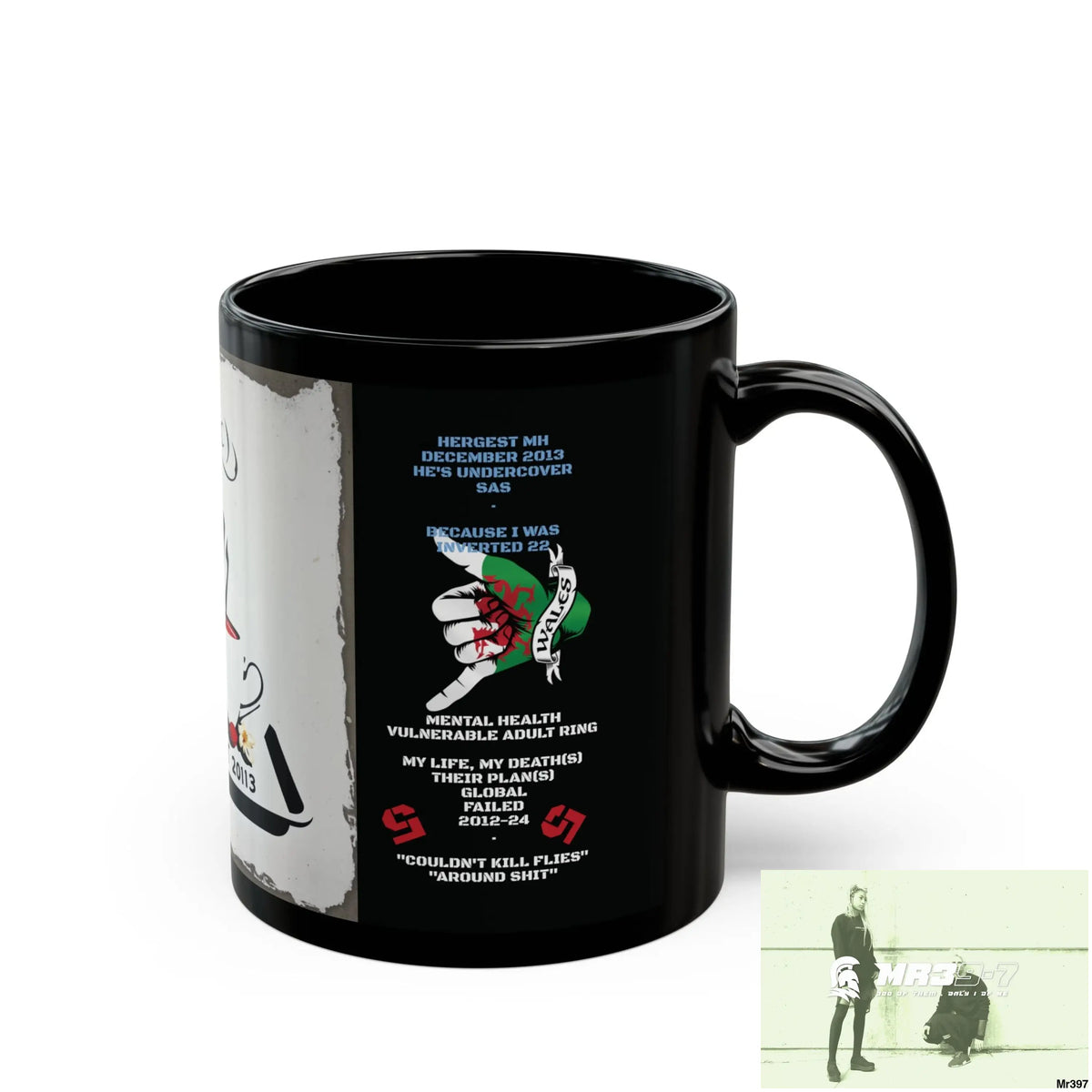 The 3 SAS Links -Thailand -Barmouth -Hergest Mental Health VAR My Deaths Fail 2001 -2025 no 3 11oz Tactical GB / Black