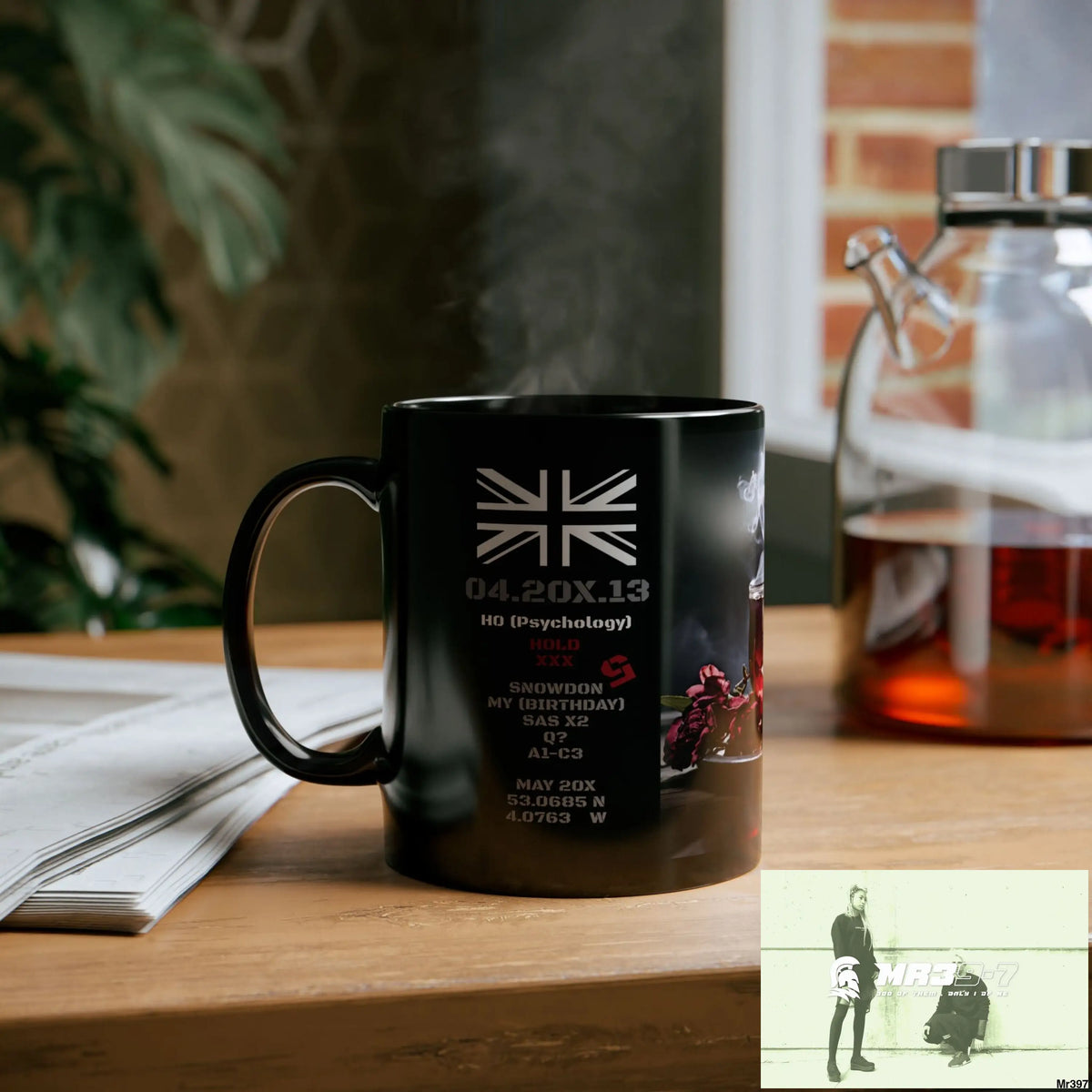 The 3 SAS Links -Thailand -Barmouth -Hergest Mental Health VAR My Deaths Fail 2001 -2025 no 3 11oz Tactical GB / Black