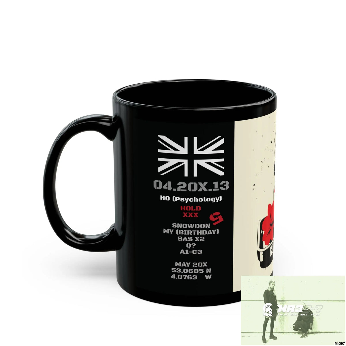The 3 SAS Links -Thailand -Barmouth -Hergest Mental Health VAR My Deaths Fail 2001 -2025 no 3 11oz Tactical GB / Black