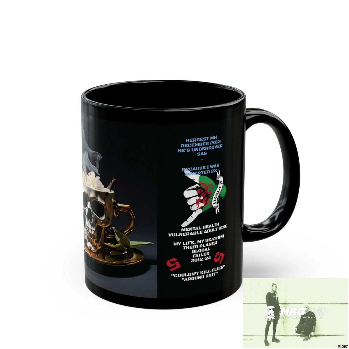 The 3 SAS Links -Thailand -Barmouth -Hergest Mental Health VAR My Deaths Fail 2001 -2025 no 13 11oz Tactical GB / Black