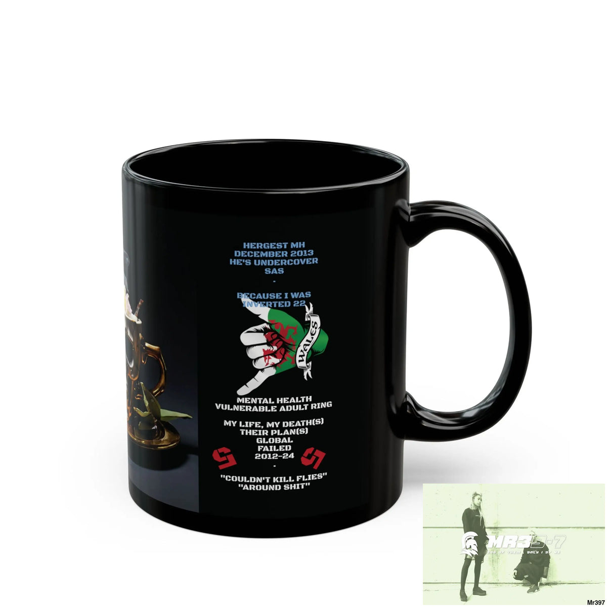 The 3 SAS Links -Thailand -Barmouth -Hergest Mental Health VAR My Deaths Fail 2001 -2025 no 13 11oz Tactical GB / Black