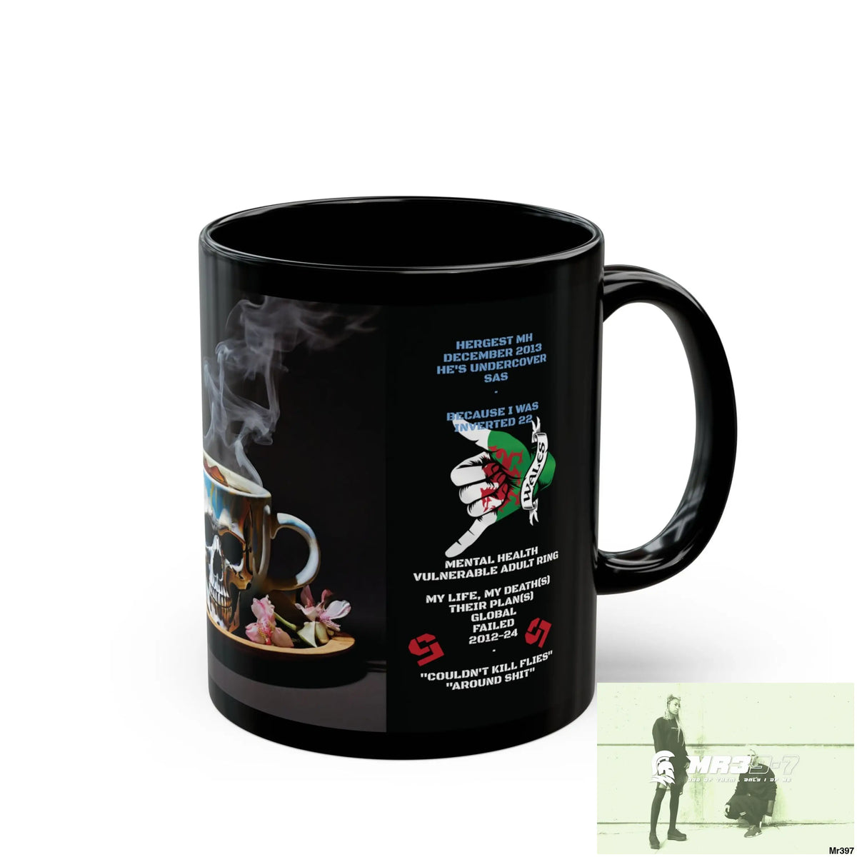 The 3 SAS Links -Thailand -Barmouth -Hergest Mental Health VAR My Deaths Fail 2001 -2025 no 15 11oz Tactical GB / Black