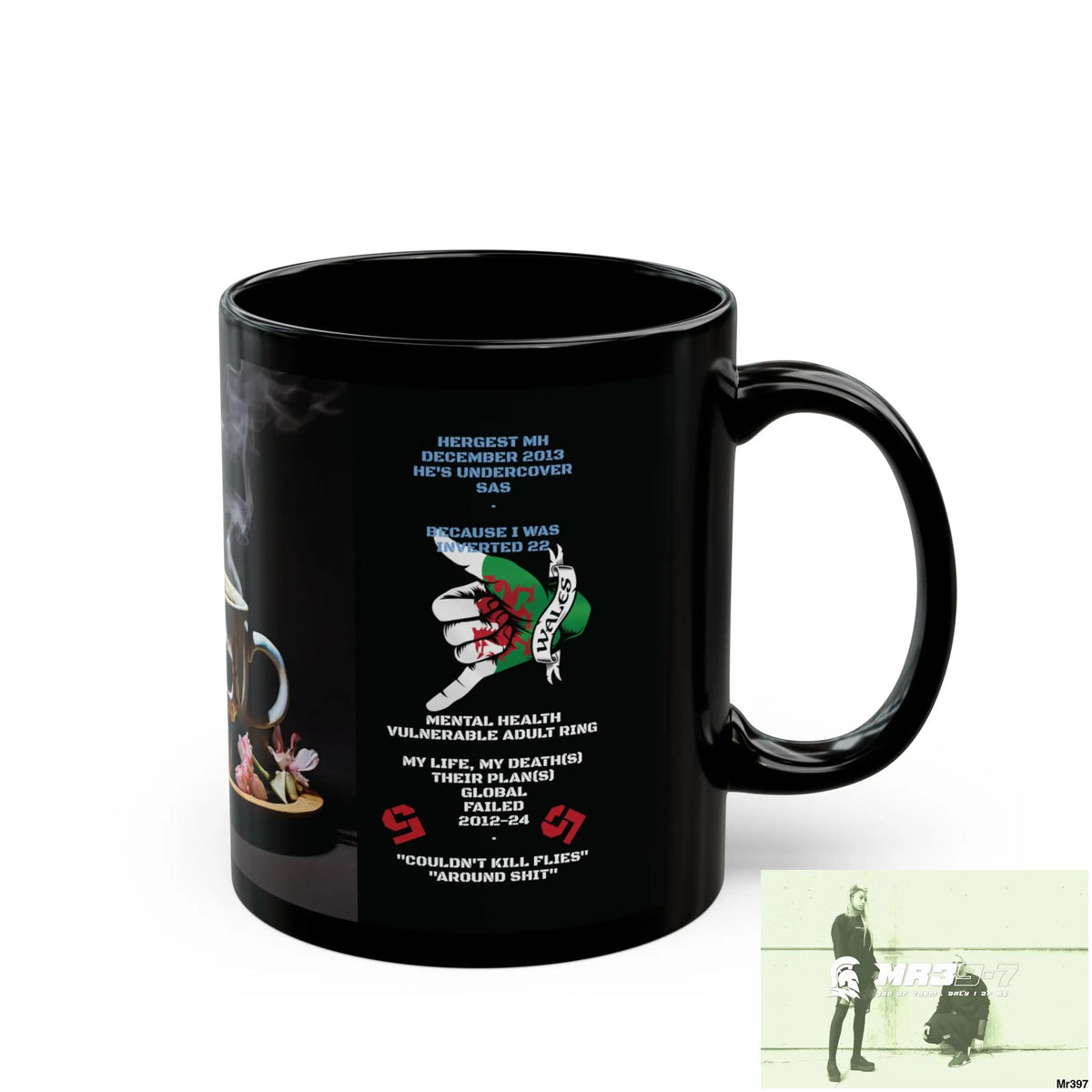 The 3 SAS Links -Thailand -Barmouth -Hergest Mental Health VAR My Deaths Fail 2001 -2025 no 15 11oz Tactical GB / Black
