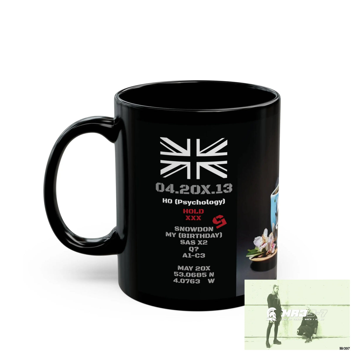 The 3 SAS Links -Thailand -Barmouth -Hergest Mental Health VAR My Deaths Fail 2001 -2025 no 15 11oz Tactical GB / Black