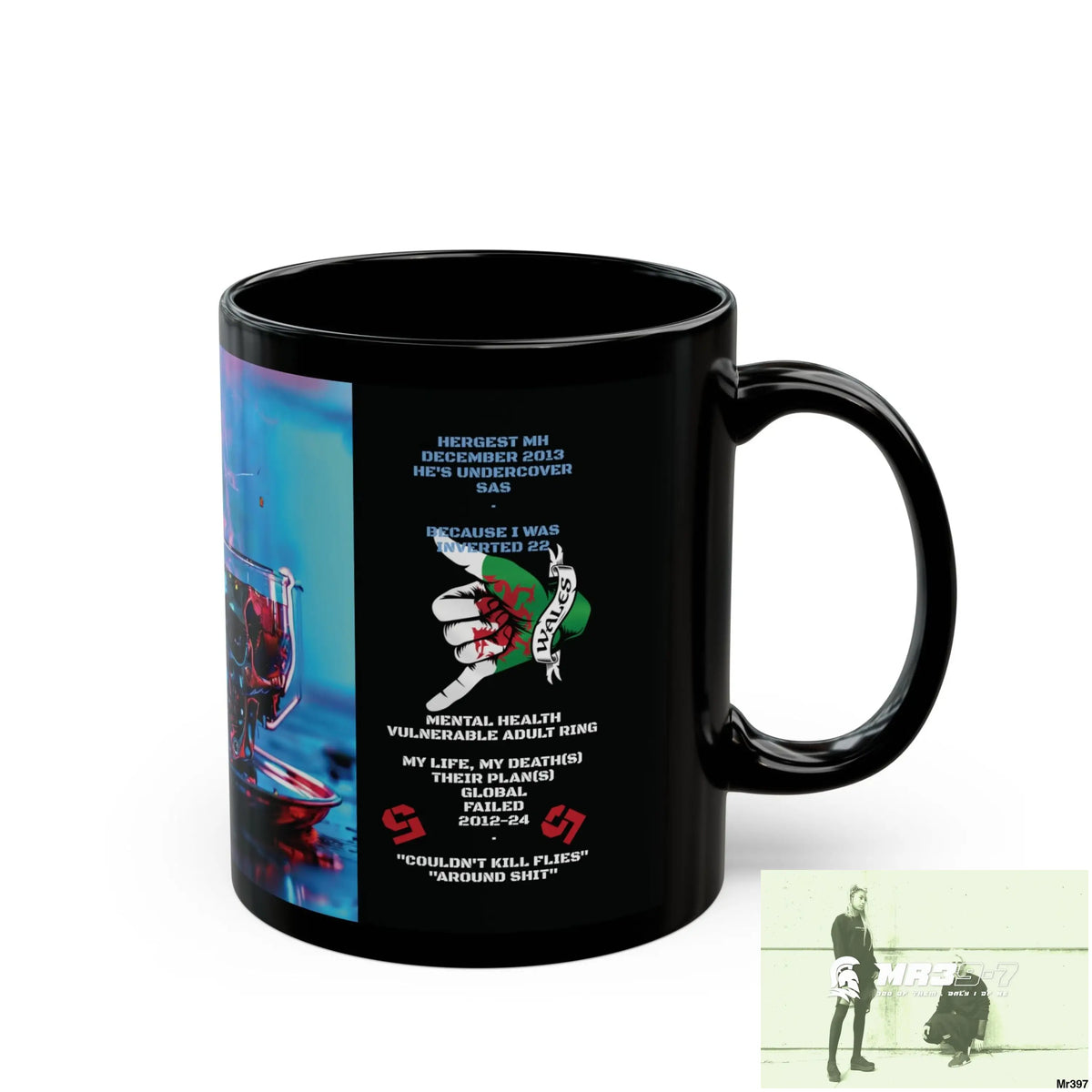 The 3 SAS Links -Thailand -Barmouth -Hergest Mental Health VAR My Deaths Fail 2001 -2025 no 17 11oz Tactical GB / Black