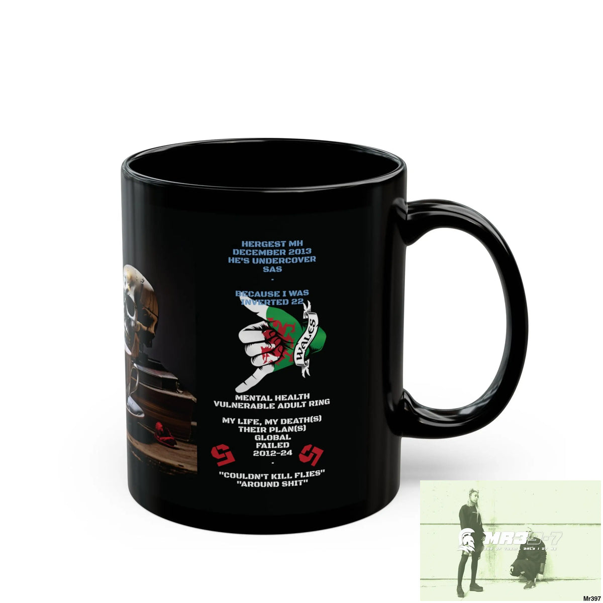 The 3 SAS Links -Thailand -Barmouth -Hergest Mental Health VAR My Deaths Fail 2001 -2025 no 6 11oz Tactical GB / Black