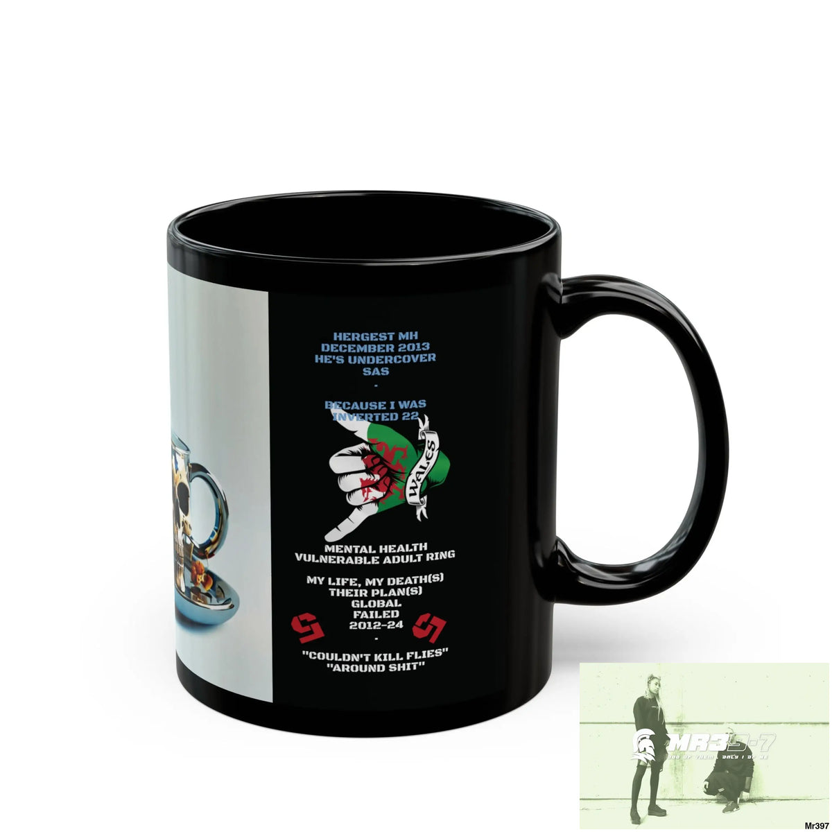 The 3 SAS Links -Thailand -Barmouth -Hergest Mental Health VAR My Deaths Fail 2001 -2025 no 7 11oz Tactical GB / Black
