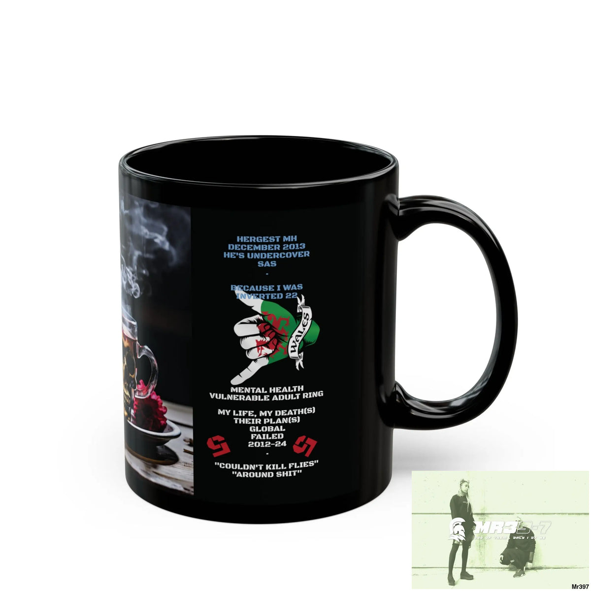 The 3 SAS Links -Thailand -Barmouth -Hergest Mental Health VAR My Deaths Fail 2001 -2025 no 7 11oz Tactical GB / Black