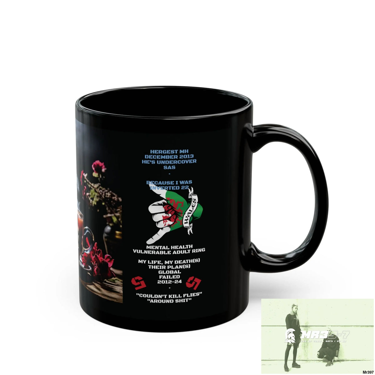 The 3 SAS Links -Thailand -Barmouth -Hergest Mental Health VAR My Deaths Fail 2001 -2025 no 8 11oz Tactical GB / Black