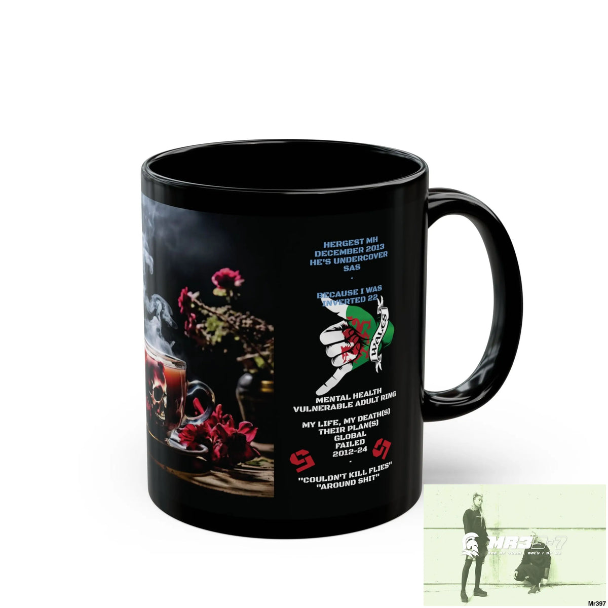 The 3 SAS Links -Thailand -Barmouth -Hergest Mental Health VAR My Deaths Fail 2001 -2025 no 8 11oz Tactical GB / Black
