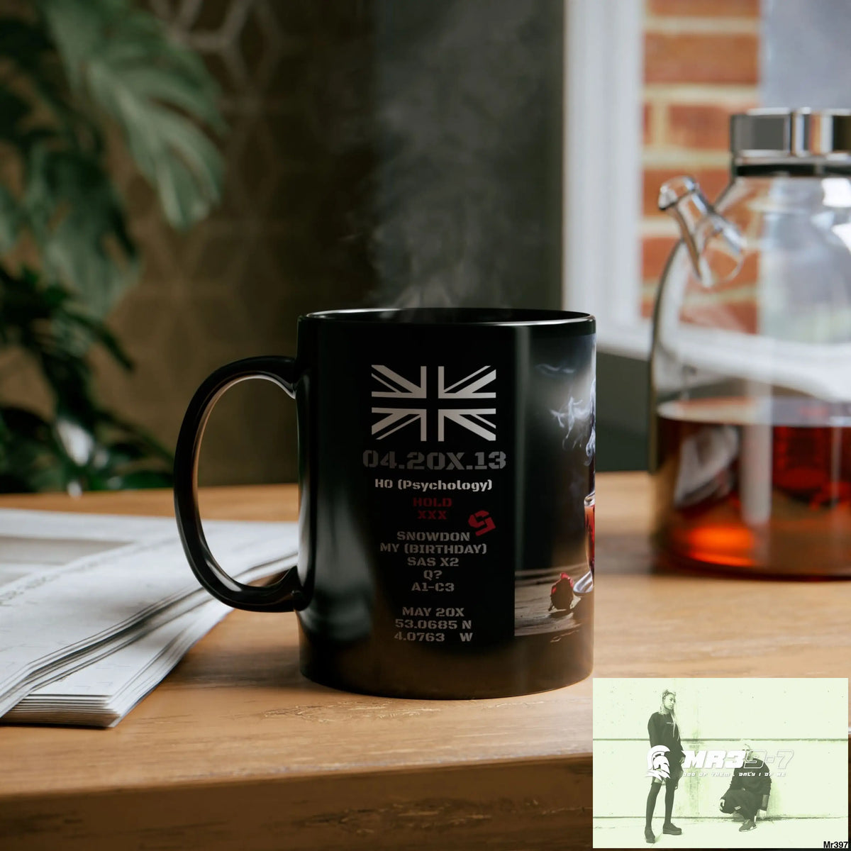 The 3 SAS Links -Thailand -Barmouth -Hergest Mental Health VAR My Deaths Fail 2001 -2025 no 8 11oz Tactical GB / Black