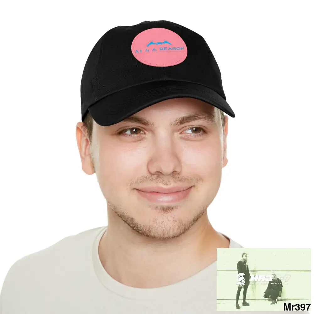The A1 4 A Reason Dad Hat with Leather Patch (Round) Hats