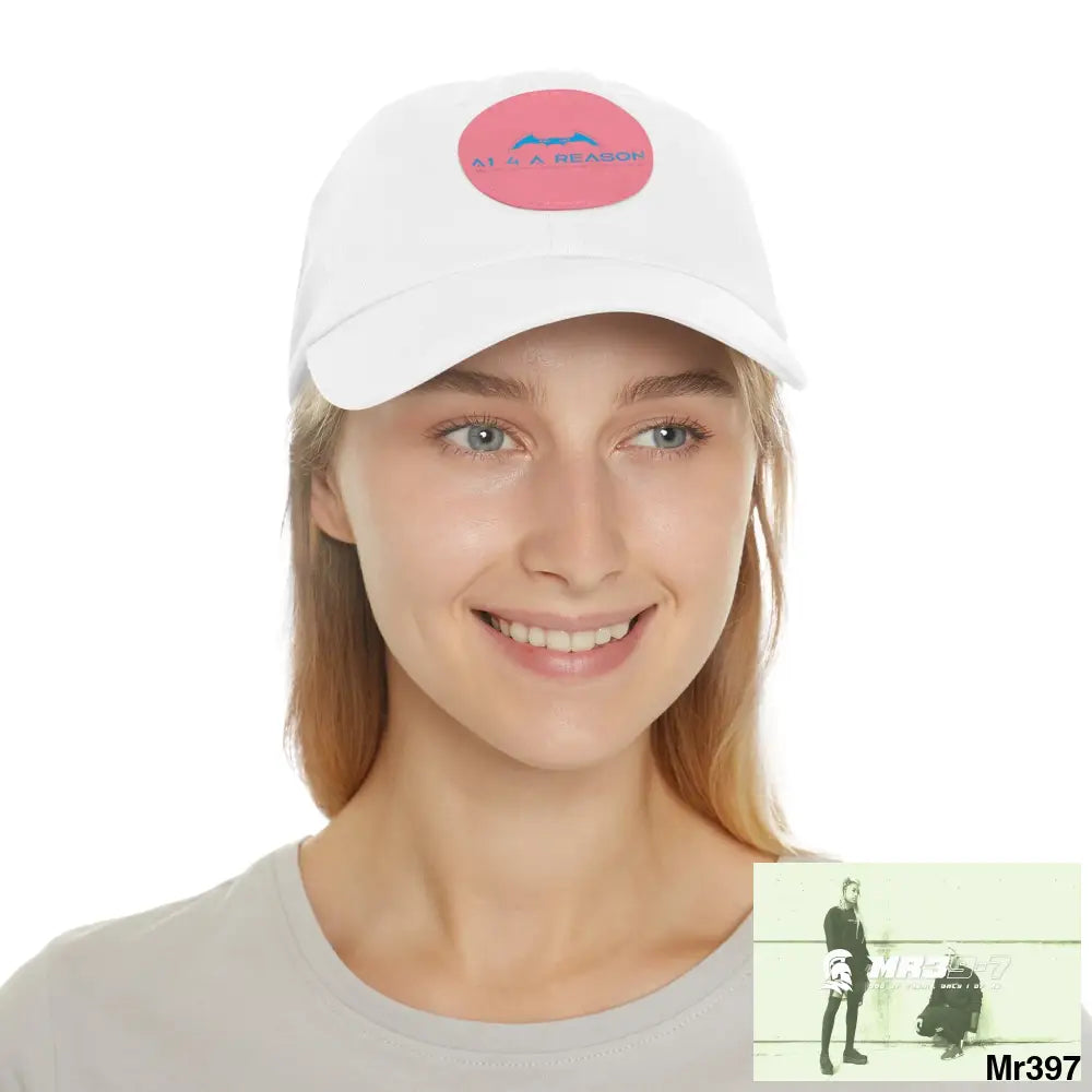 The A1 4 A Reason Dad Hat with Leather Patch (Round) Hats