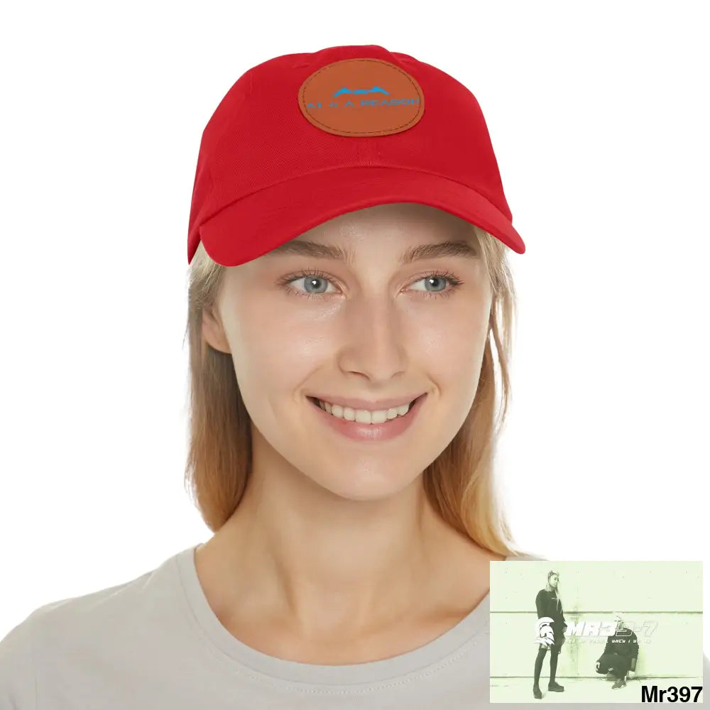 The A1 4 A Reason Dad Hat with Leather Patch (Round) Hats