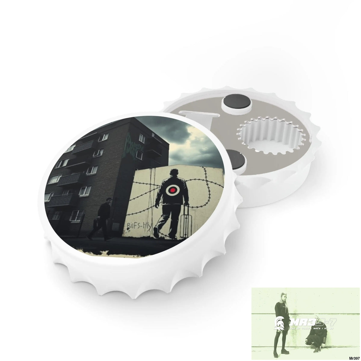 THE ARRIVAL DEATH FLAT 2628 DAYS COVERT FAILURES LTD EDITION NO 22 Magnetic Bottle Opener One size / White Accessories