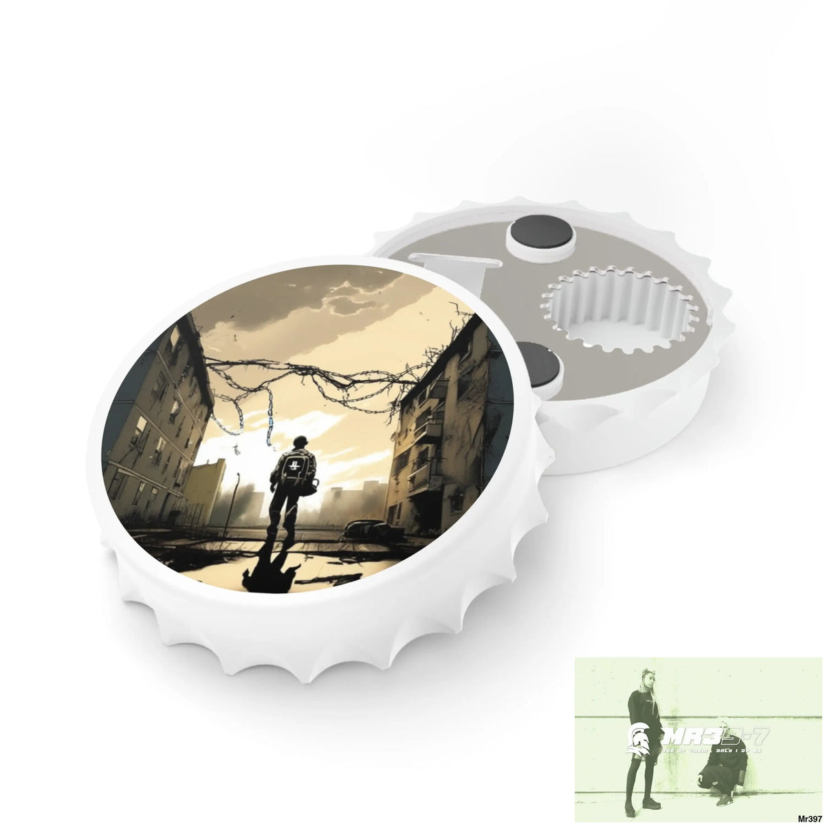 THE ARRIVAL DEATH FLAT 2628 DAYS COVERT FAILURES LTD EDITION NO 22 Magnetic Bottle Opener One size / White Accessories