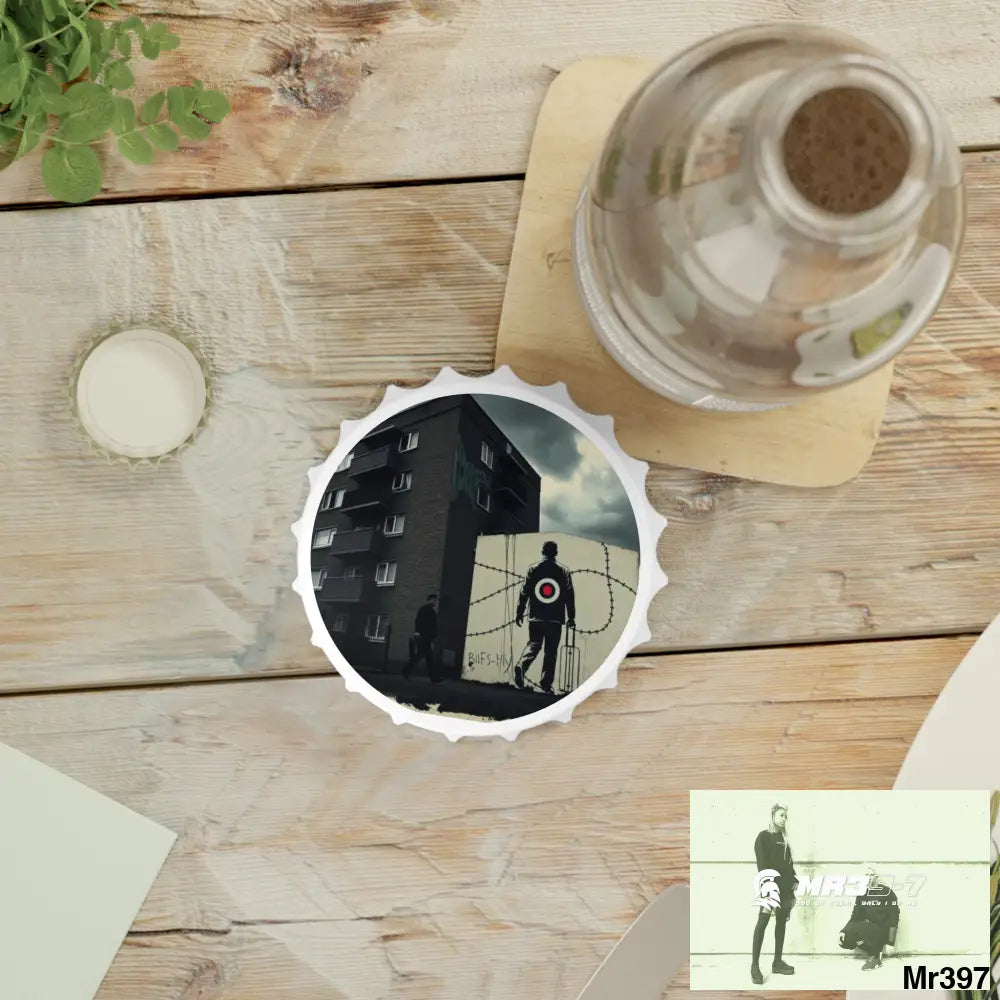 THE ARRIVAL DEATH FLAT 2628 DAYS COVERT FAILURES LTD EDITION NO 22 Magnetic Bottle Opener One size / White Accessories