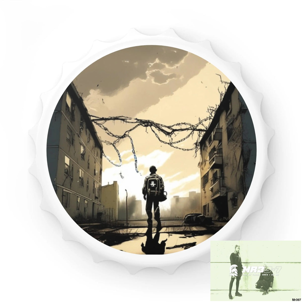 THE ARRIVAL DEATH FLAT 2628 DAYS COVERT FAILURES LTD EDITION NO 22 Magnetic Bottle Opener One size / White Accessories