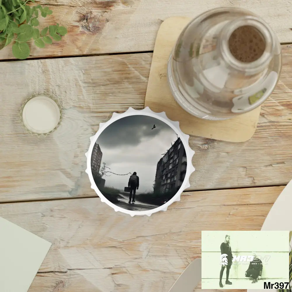 THE ARRIVAL DEATH FLAT 2628 DAYS COVERT FAILURES LTD EDITION NO 22 Magnetic Bottle Opener One size / White Accessories