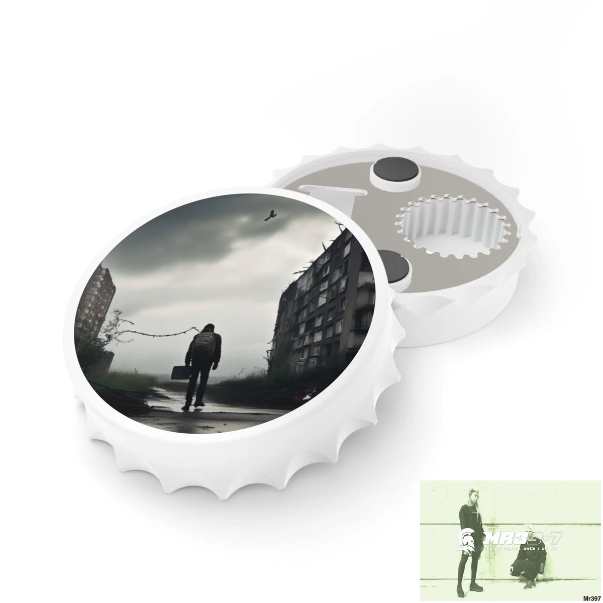 THE ARRIVAL DEATH FLAT 2628 DAYS COVERT FAILURES LTD EDITION NO 22 Magnetic Bottle Opener One size / White Accessories