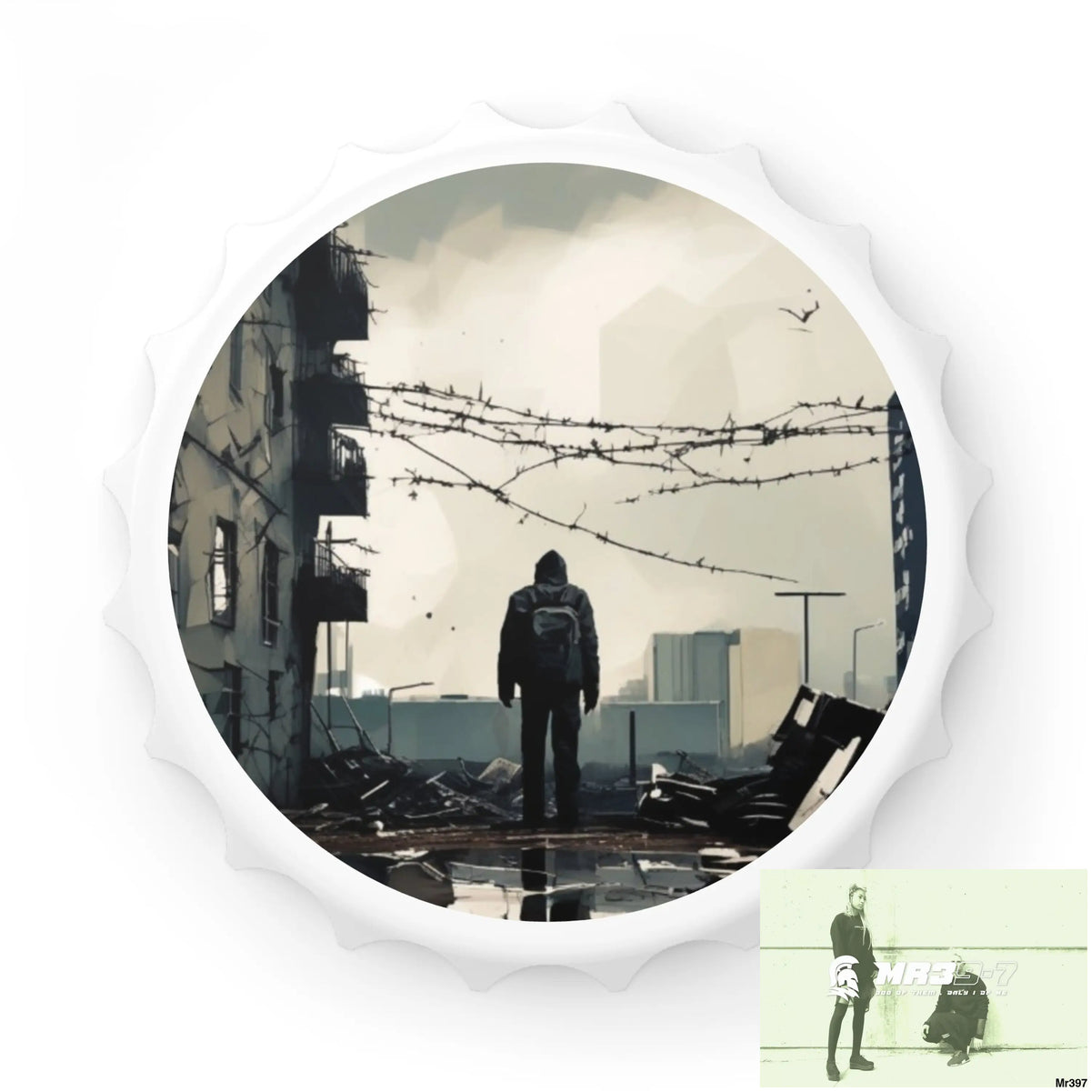 THE ARRIVAL DEATH FLAT 2628 DAYS COVERT FAILURES LTD EDITION NO 22 Magnetic Bottle Opener One size / White Accessories