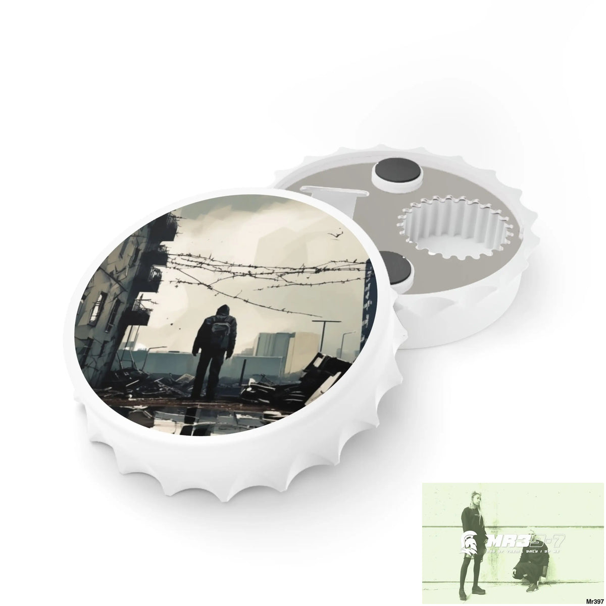 THE ARRIVAL DEATH FLAT 2628 DAYS COVERT FAILURES LTD EDITION NO 22 Magnetic Bottle Opener One size / White Accessories