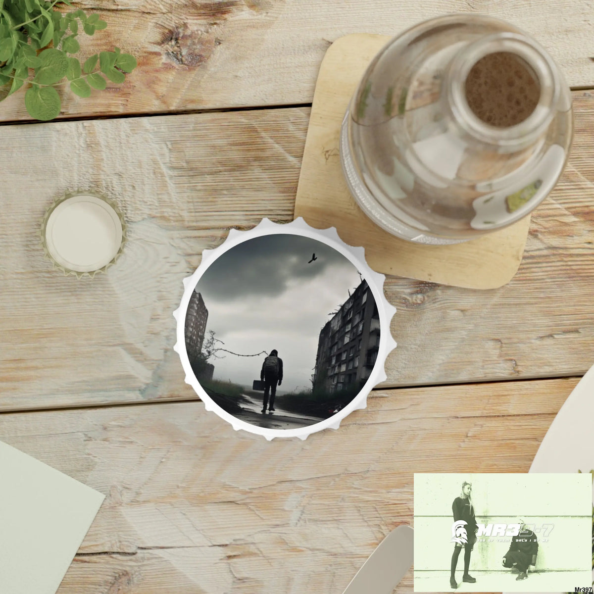 THE ARRIVAL DEATH FLAT 2628 DAYS COVERT FAILURES LTD EDITION NO 22 Magnetic Bottle Opener One size / White Accessories
