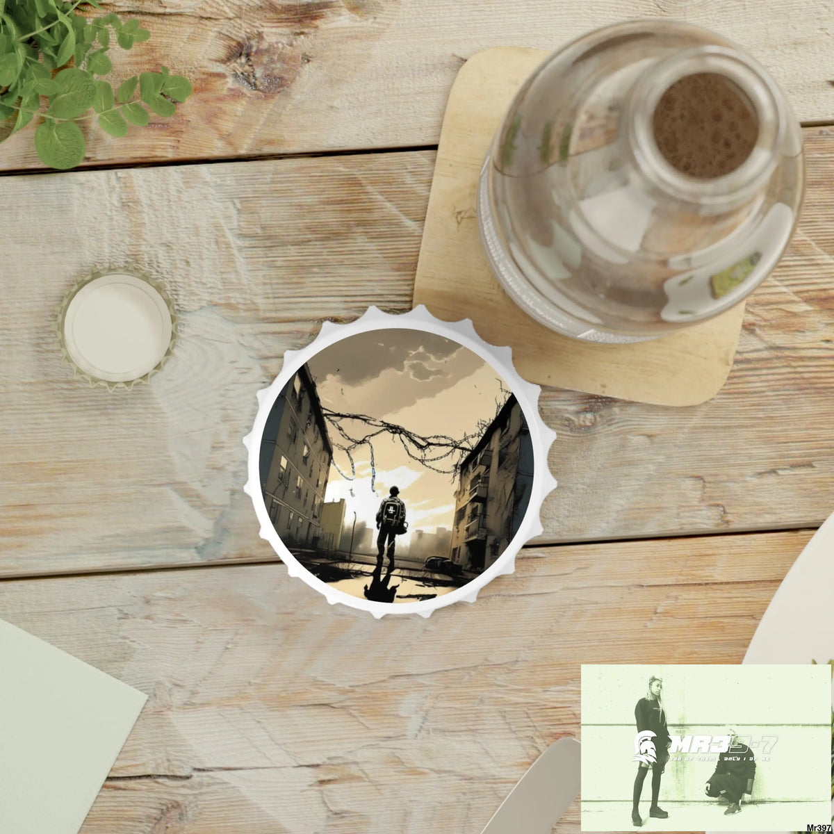 THE ARRIVAL DEATH FLAT 2628 DAYS COVERT FAILURES LTD EDITION NO 22 Magnetic Bottle Opener One size / White Accessories