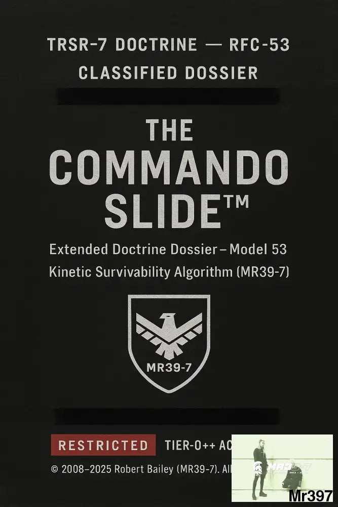 THE COMMANDO SLIDE™ — TRSR-7 EXTENDED DOCTRINE DOSSIER (RFC-53) Restricted Military Edition — Model 53A + 53B DOCTRINE