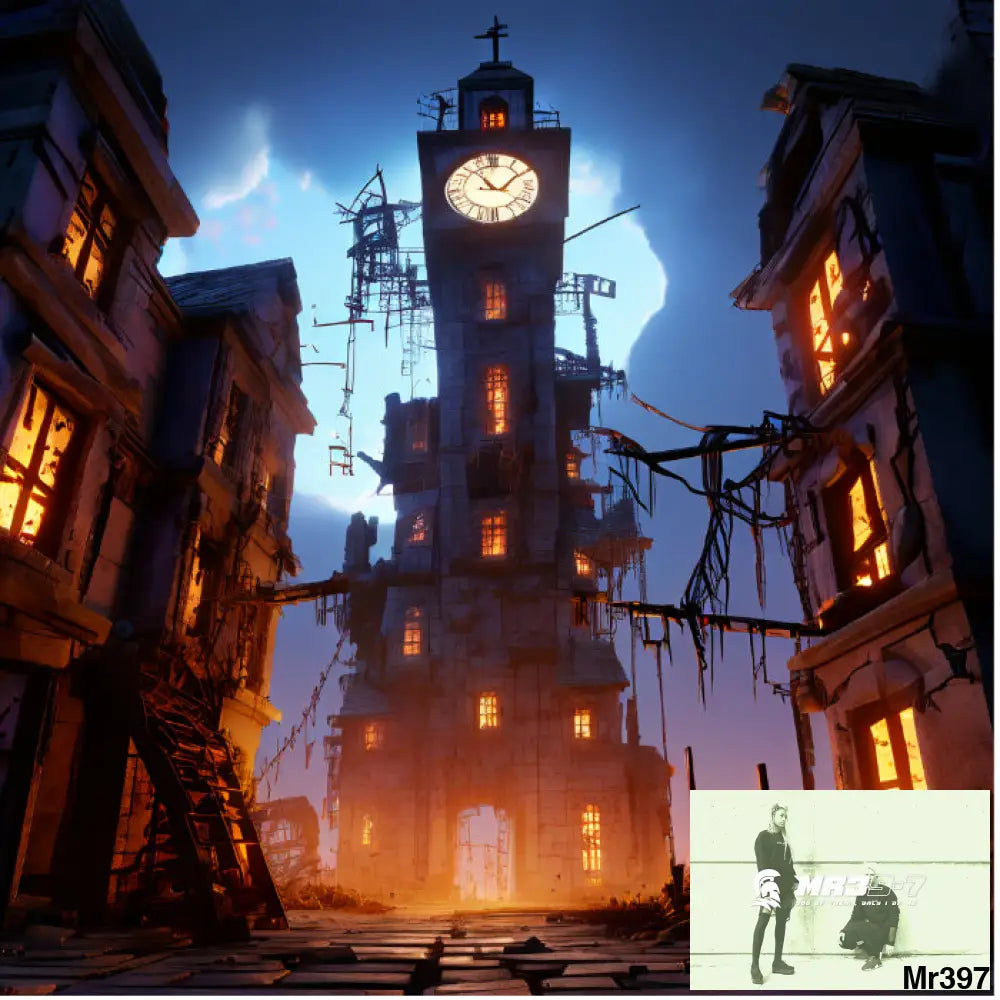 The Death Flat 2628 days in the block Digital Art