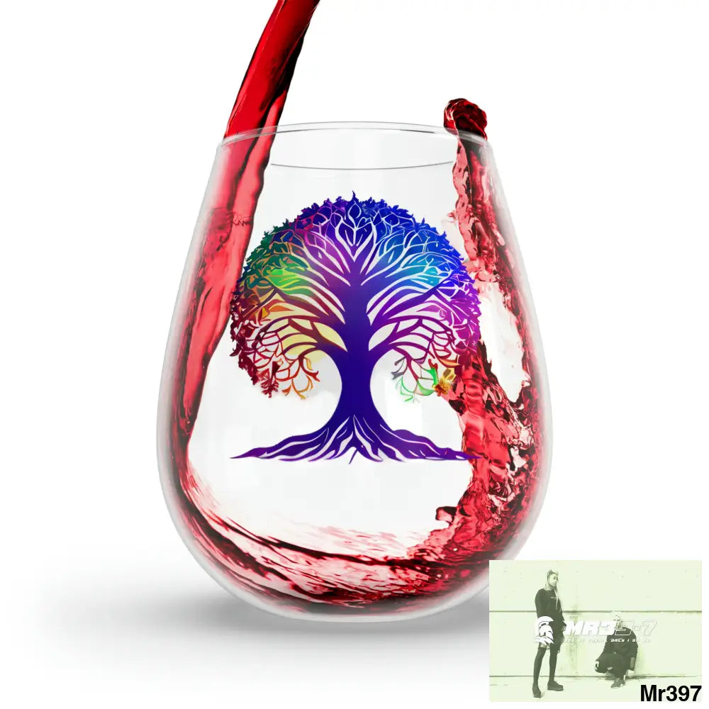 The Intricate Tree of Life Stemless Wine Glass 11.75oz 11.75oz Mug