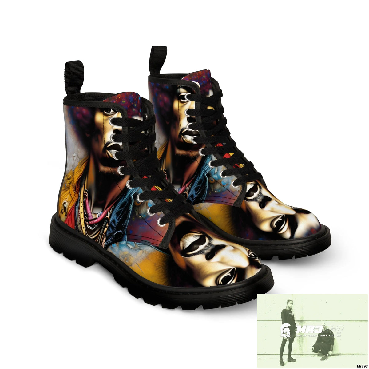 The Jimmy Hendrix Experience Women’s Canvas Boots Shoes
