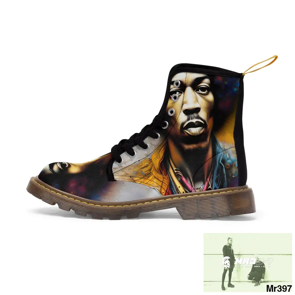The Jimmy Hendrix Experience Women’s Canvas Boots Shoes