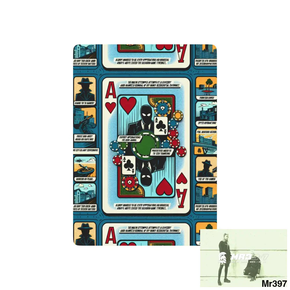 The Linking #6 all back to UK 2016 to 2024 failures their’s my deaths AI Themed Ltd Edition Custom Poker Cards 2.5’’ x