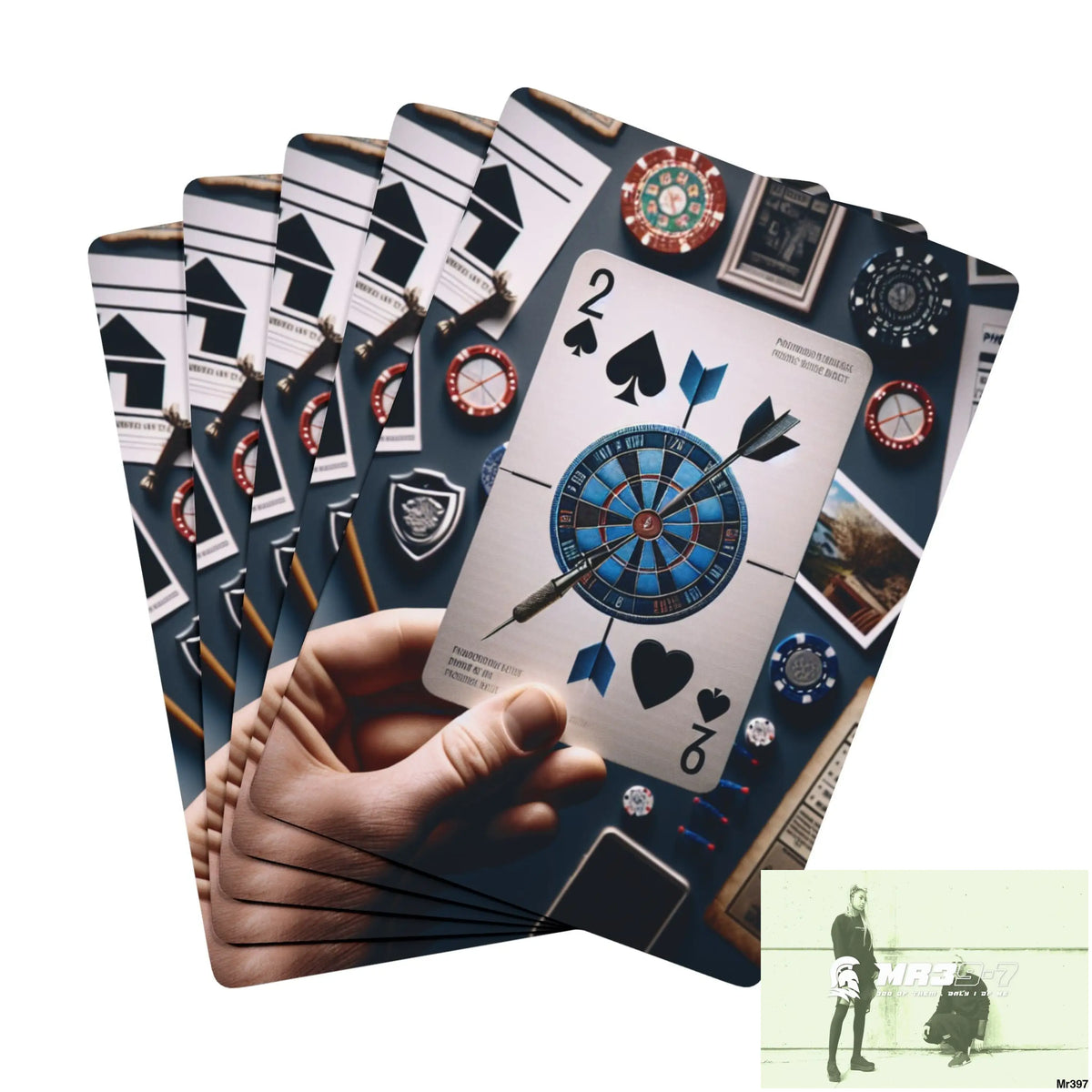 The Linking all #1 back to UK 2016 to 2024 failures their’s my deaths AI Themed Ltd Edition Custom Poker Cards 2.5’’ x